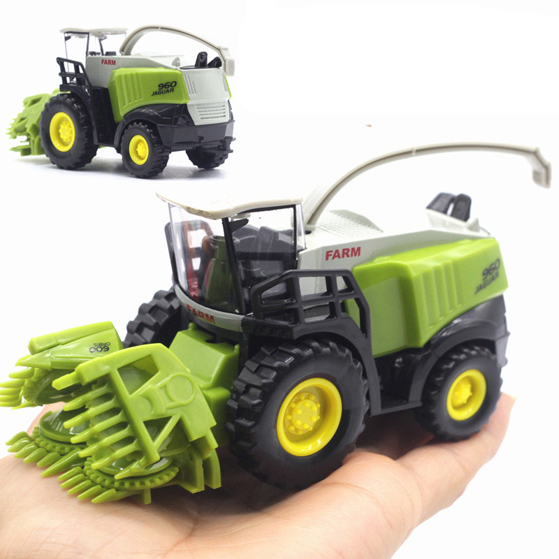 Agriculture Farming For Kids - B075 Металлический сельскохозяйственный комбайн, модель автомобиля,