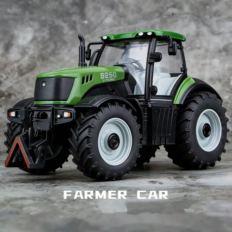 Agriculture Farming For Kids - Металлическая модель трактора из сплава, сельскохозяйственная