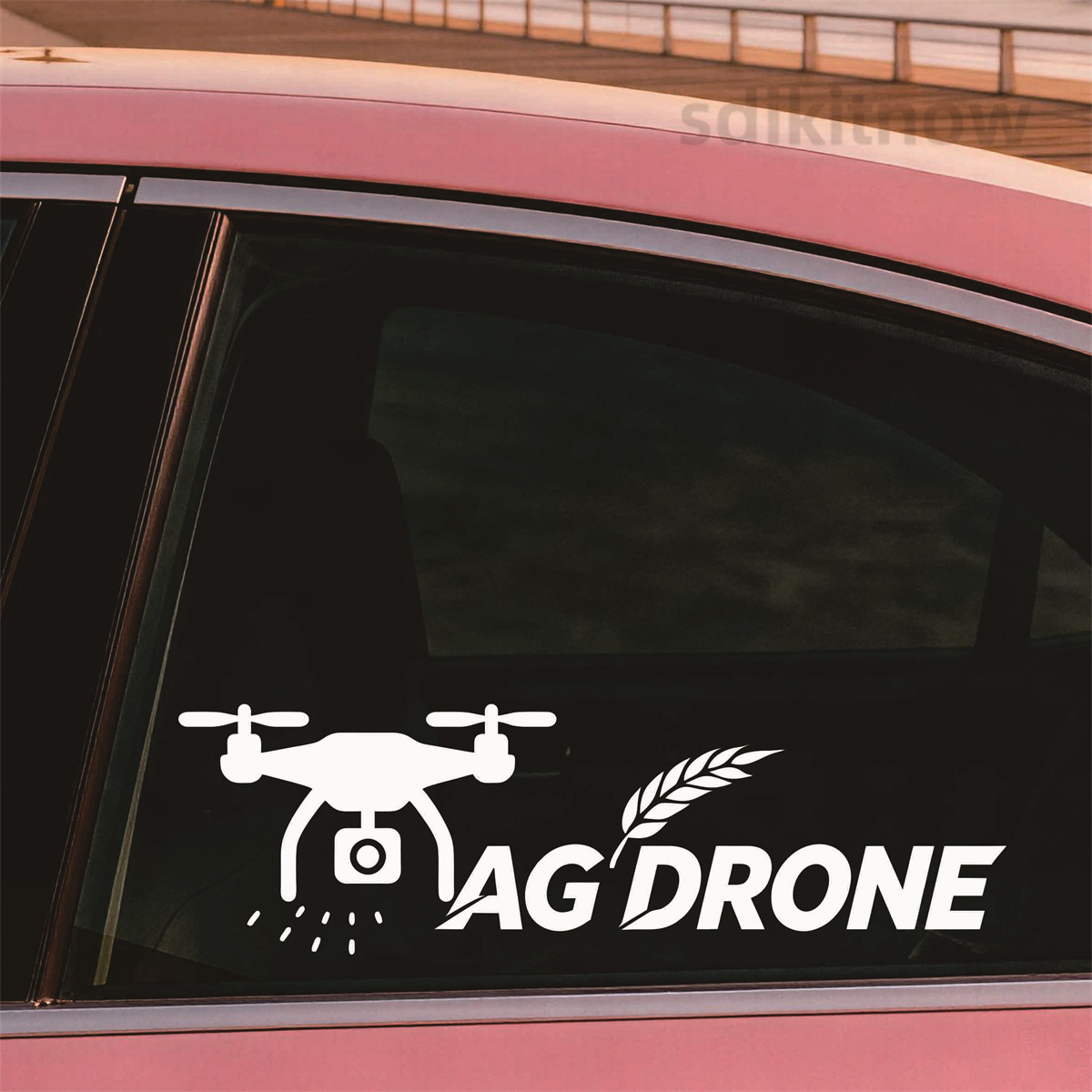 Наклейка на автомобиль AG DRON – обзор и цена Agriculture Farming Words