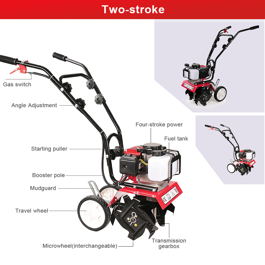 Бензиновый микрокультиватор Tu – обзор и цена Agriculture Farming Equipments