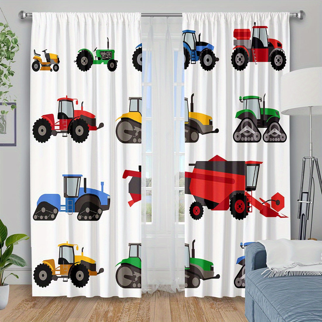 Картина-штора с мультяшным тра – обзор и цена Agriculture Farming For Kids