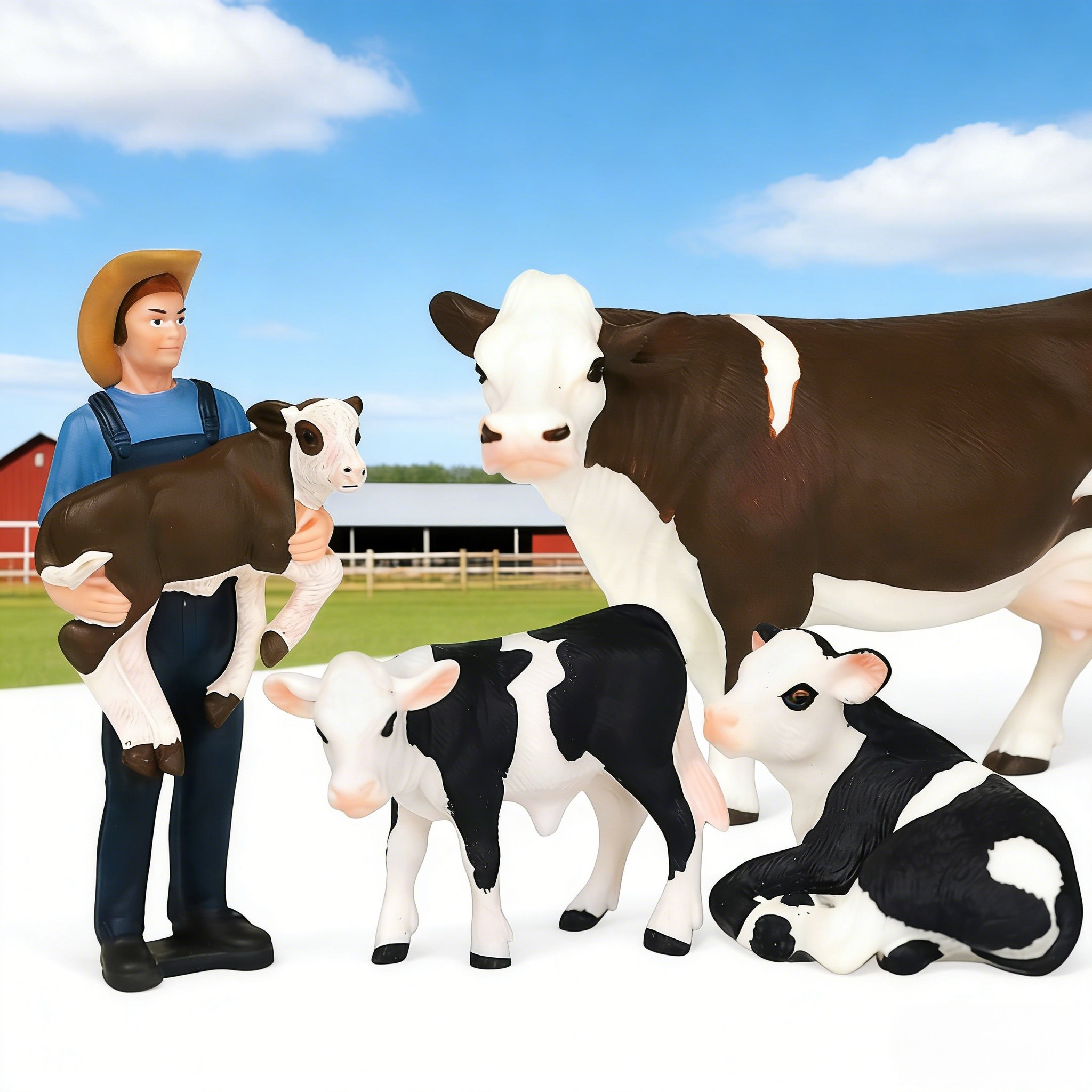 Набор из 4 коллекционных фигур – обзор и цена Agriculture Farming For Kids